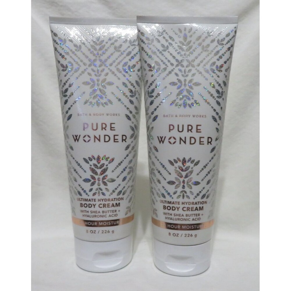 PURE WONDER Bath & Body Works Ultimate Hydration Body Cream 8 oz x 2